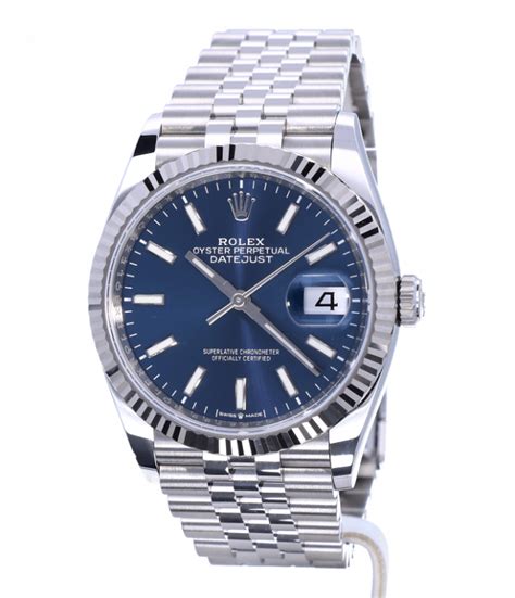 rolex blauwe wijzerplaat
